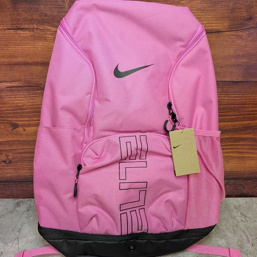 Nike Hoops Varsity Elite Playful Pink Black 32L Basketball Backpack HM9965-675